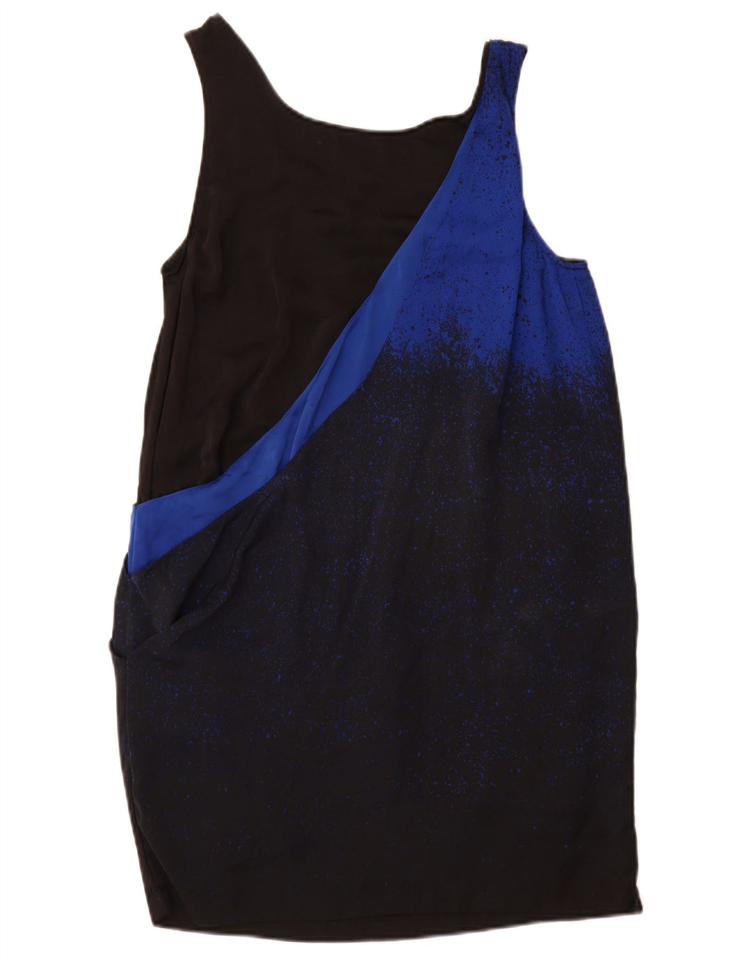 Guess Vestido feminino sem mangas UK 6 XS poliéster preto