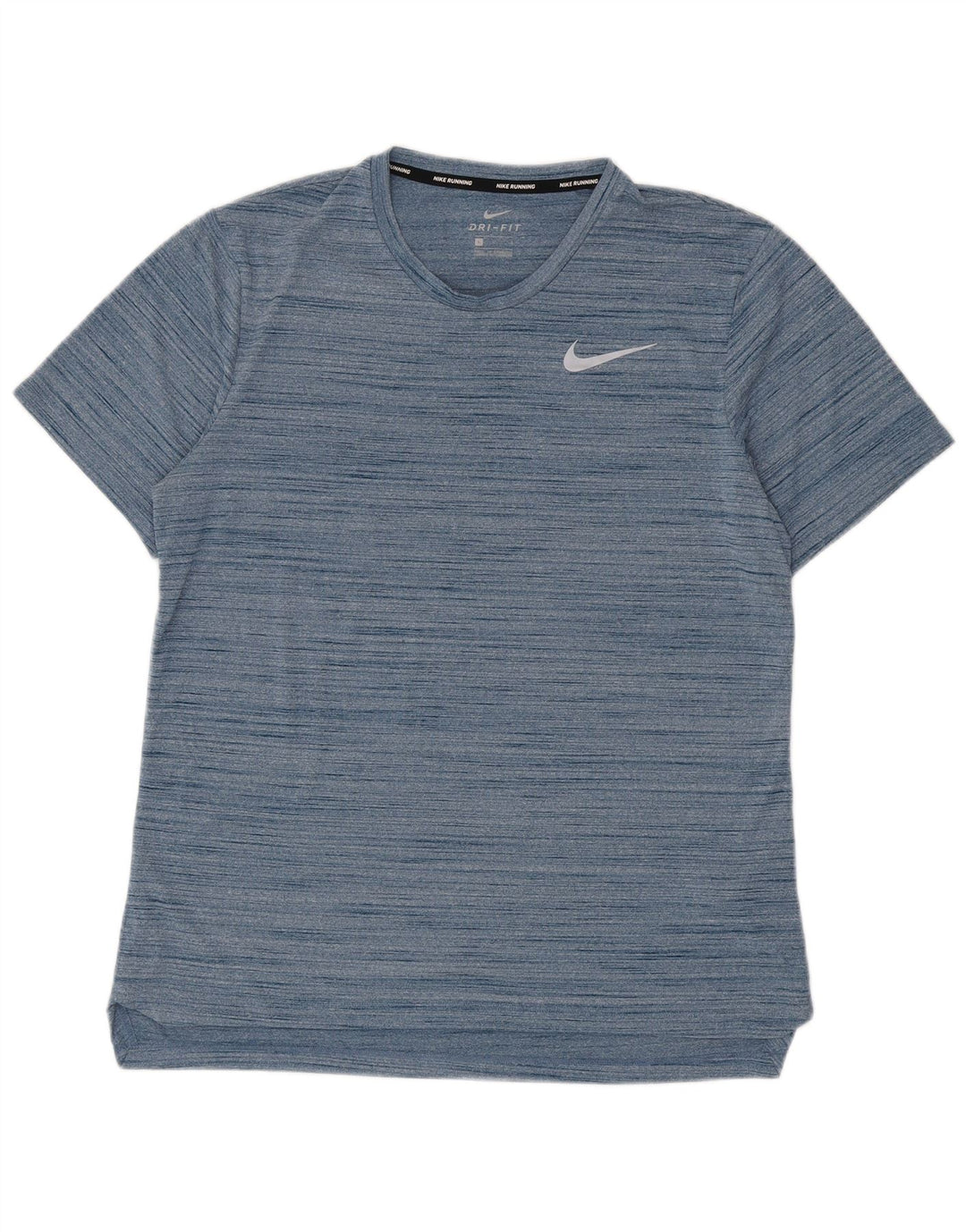 Camiseta masculina Nike Dri Fit grande poliéster manchado azul
