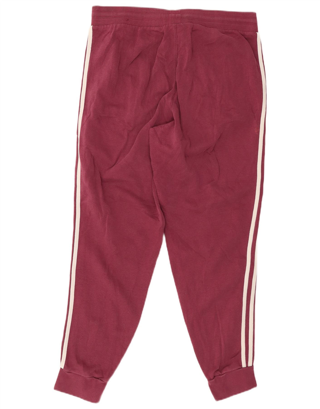 ADIDAS Mens Calças de treino Joggers Médio Algodão Borgonha