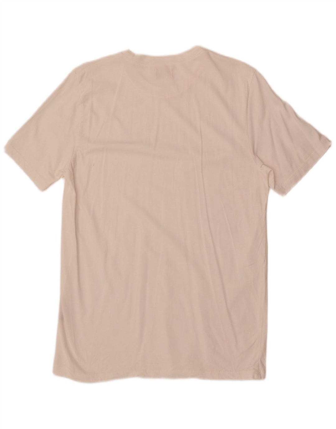 Camiseta masculina Zara Top médio algodão branco