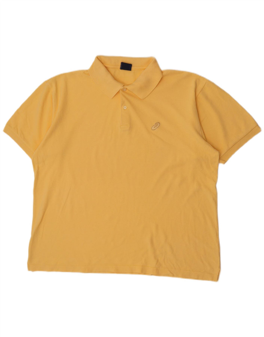 Camisa polo masculina Asics 2XL algodão amarelo