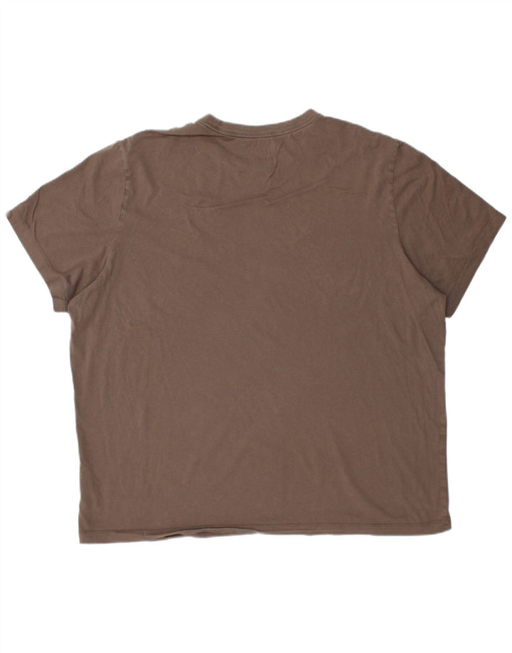 Camiseta masculina NIKE Top 2XL algodão marrom