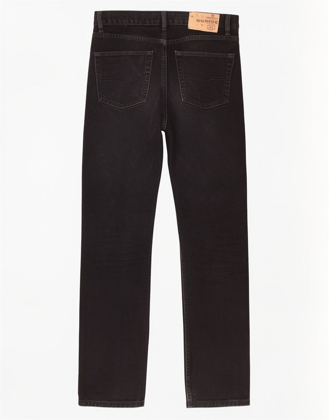 Diesel Mens Zathan Straight Jeans W29 L32 Algodão Preto