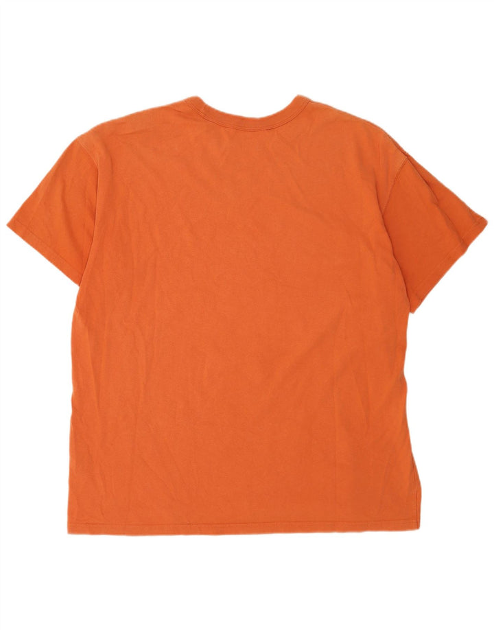 Camiseta masculina Nike Top XL laranja algodão