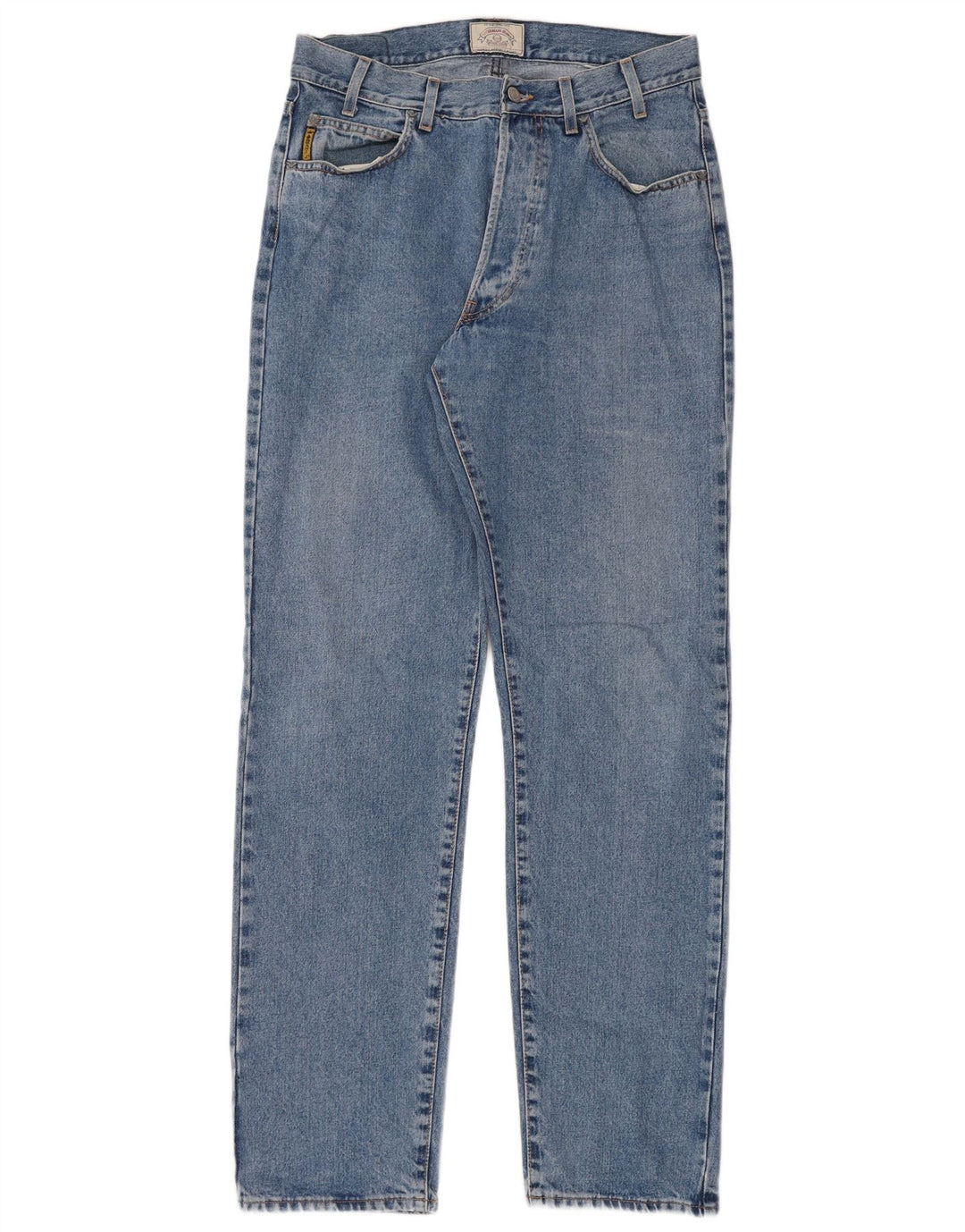Calça jeans reta masculina Armani W33 L34 azul