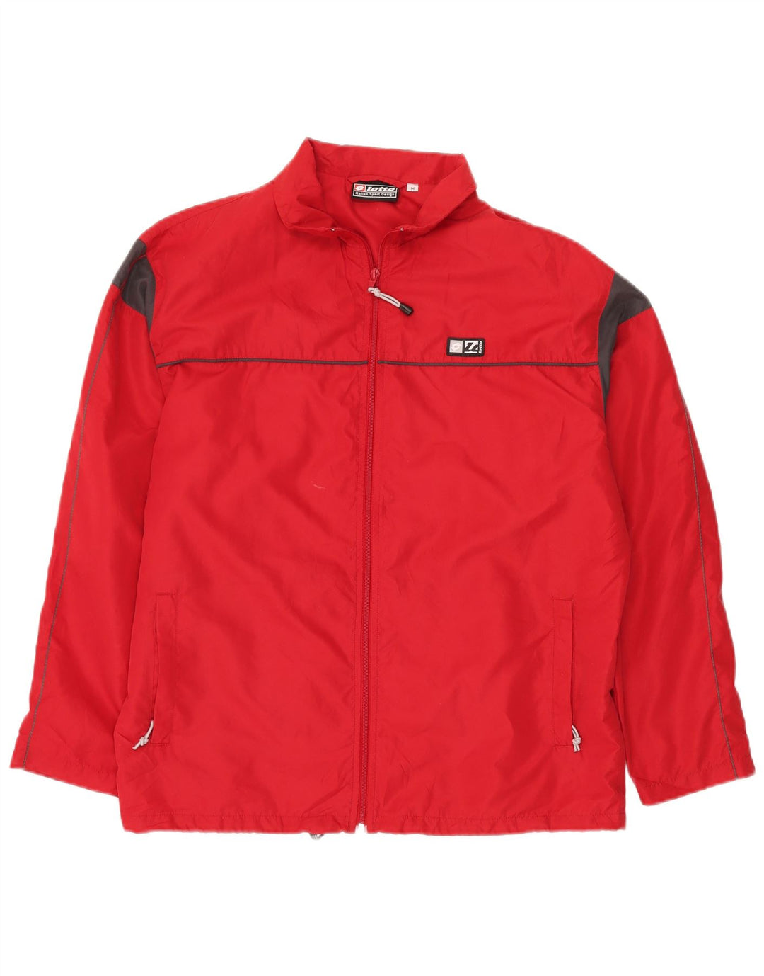 LOTTO Mens Treino Top Jaqueta Médio Vermelho Colorblock Poliéster