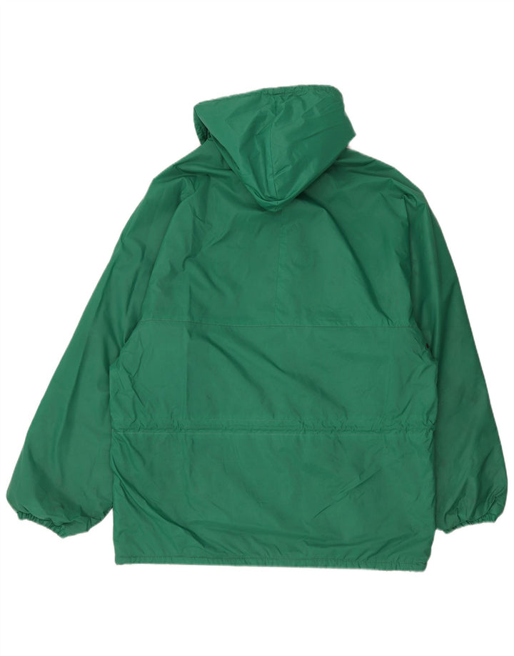 Jaqueta de chuva masculina com capuz K-Way UK 42 XL poliamida verde