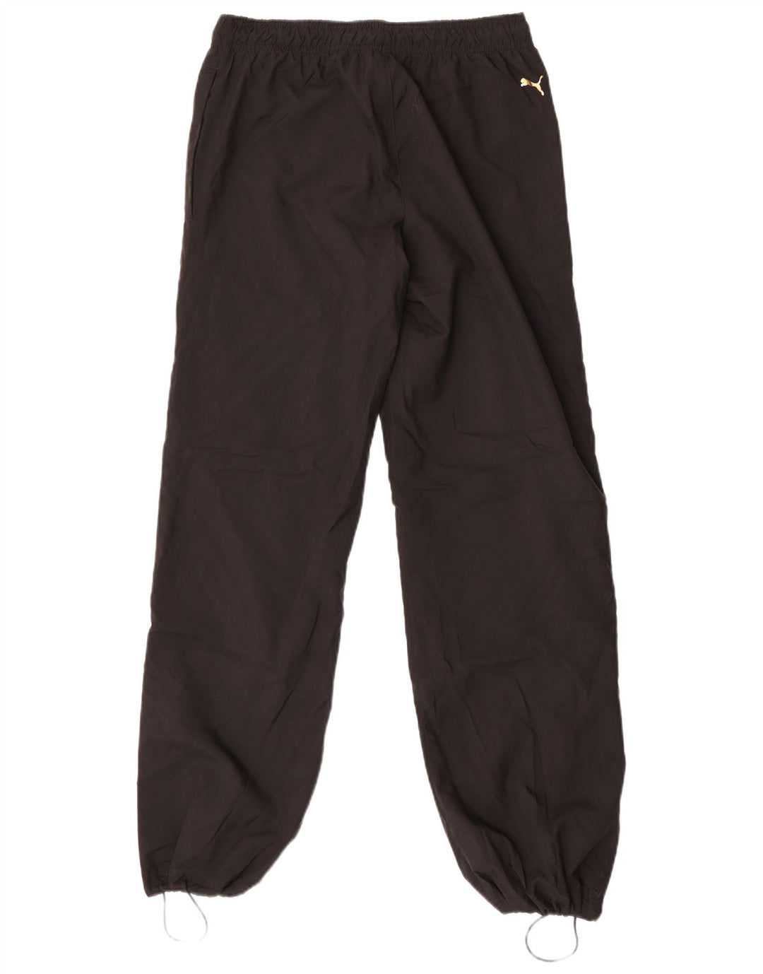 Calça de treino feminina Puma Joggers UK 10 pequeno poliéster preto