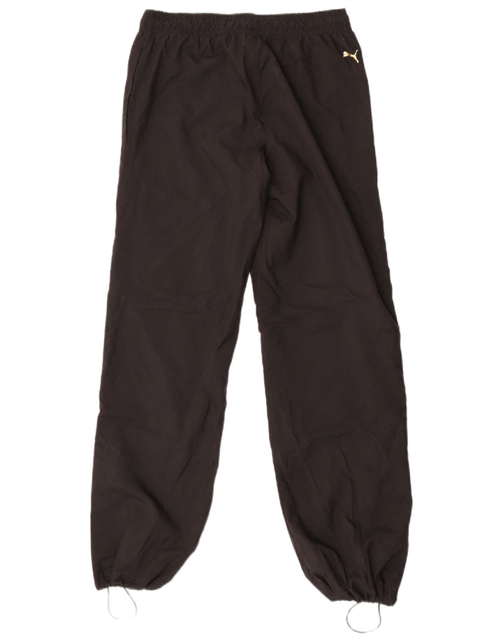 Calça de treino feminina Puma Joggers UK 10 pequeno poliéster preto