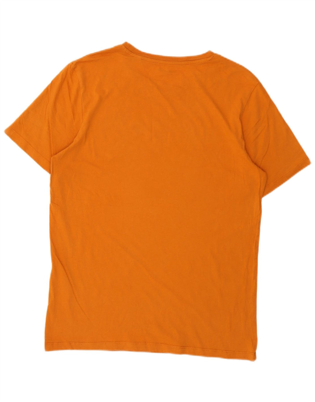 JACK & JONES Camiseta masculina gráfica Top médio algodão laranja
