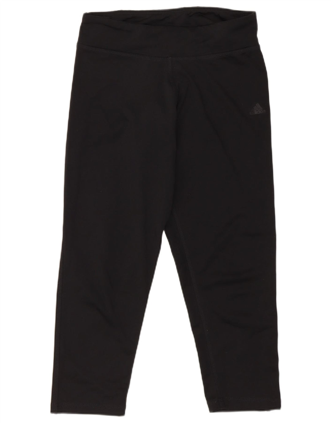 Adidas Womens Capri Leggings UK 8/10 Pequeno Poliéster Preto