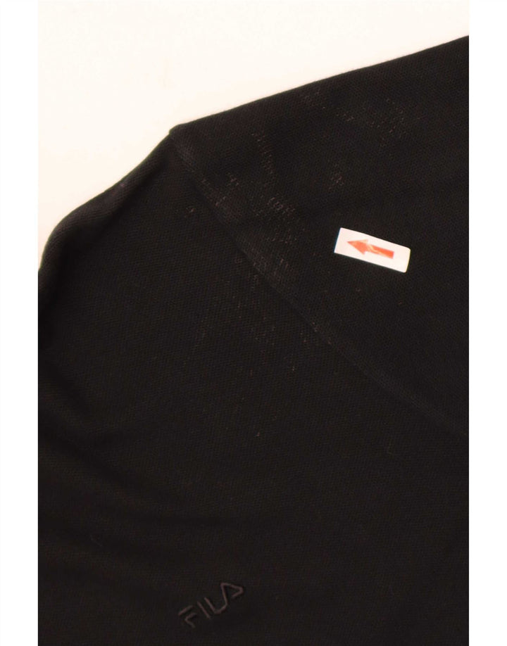 Fila Camiseta Masculina Top Grande Algodão Preto