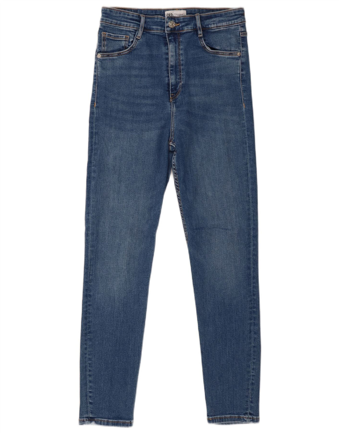 Zara Jeans Skinny Feminino EU 40 Médio W30 L27 Azul