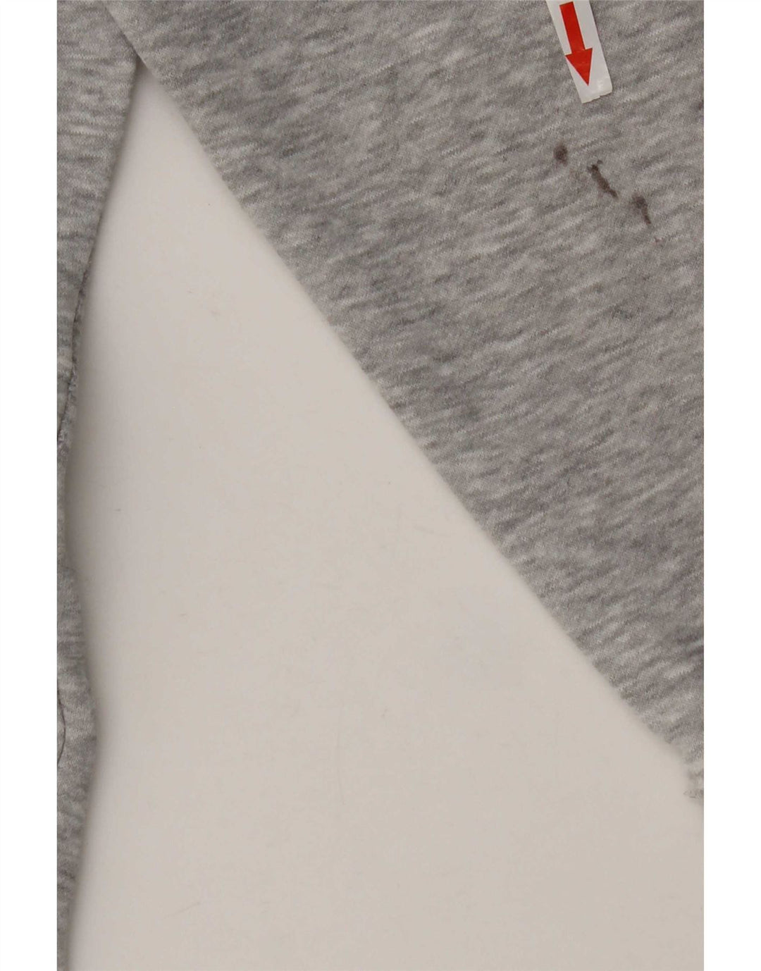 Suéter com capuz gráfico masculino Fila grande cinza manchado