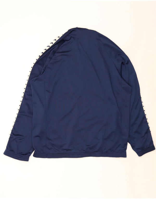 Jaqueta masculina de agasalho gráfico Arena 2XL azul marinho colorblock