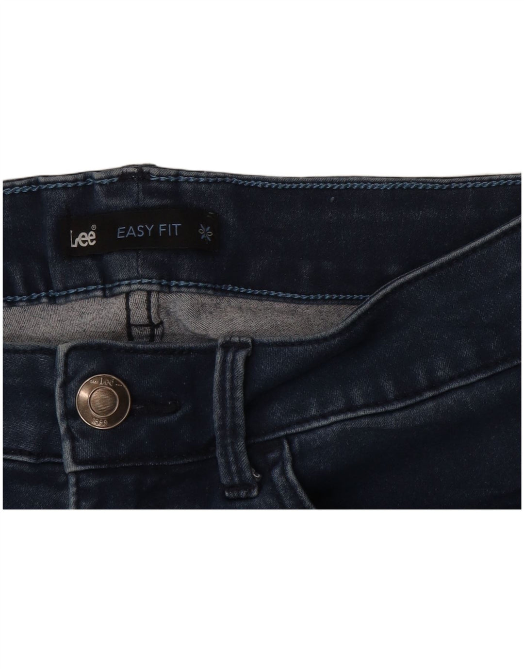 Lee Womens Easy Fit Denim Shorts W30 Médio Azul Marinho