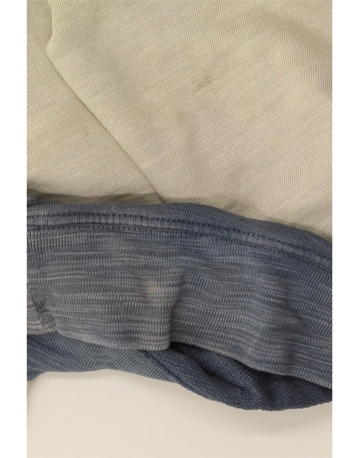 Suéter feminino Marks & Spencer UK 14 grande bloco colorido verde
