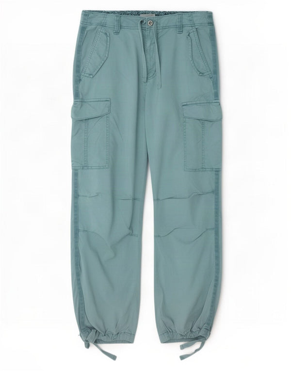 Calça jogger feminina Marks & Spencer UK 12 médio W34 L28 azul
