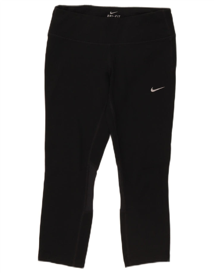 Leggings Nike Dri Fit Capri UK 10 Pequeno Poliéster Preto