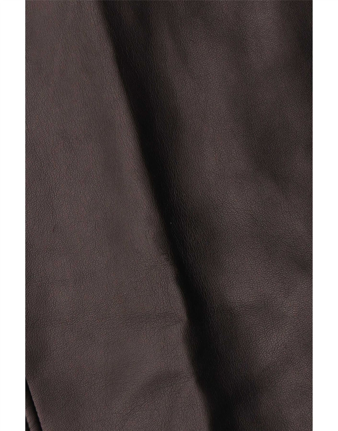 Colete de couro feminino vintage UK 10 pequeno preto