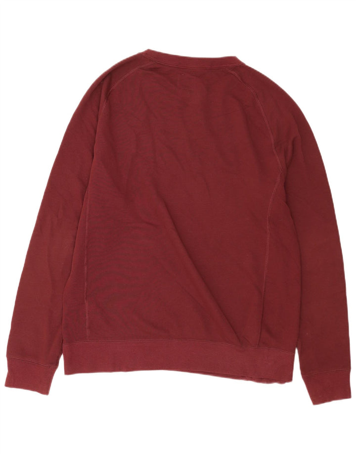 Champion moletom gráfico masculino jumper médio algodão Borgonha