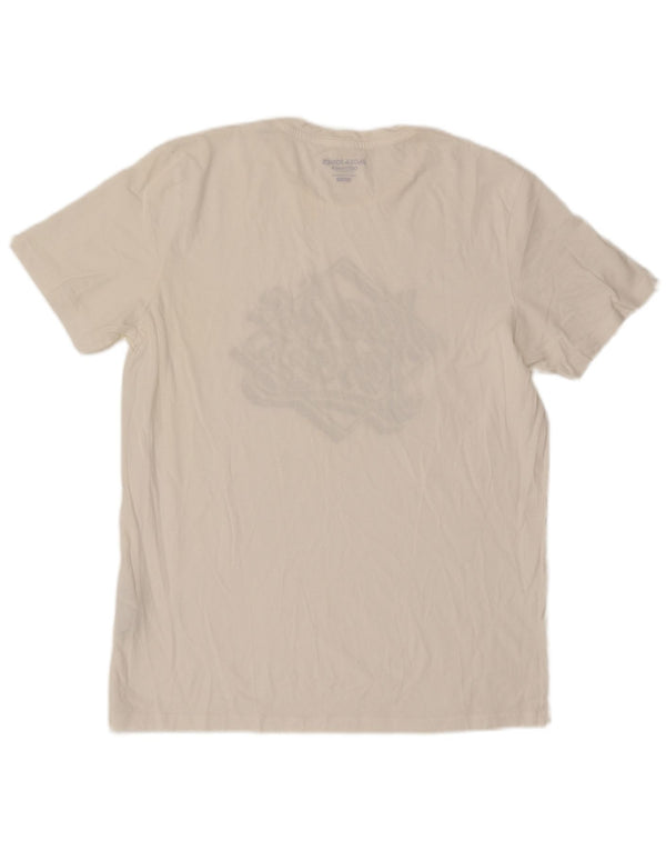 Camiseta masculina Jack & Jones Regular Fit com estampa gráfica XL algodão branco