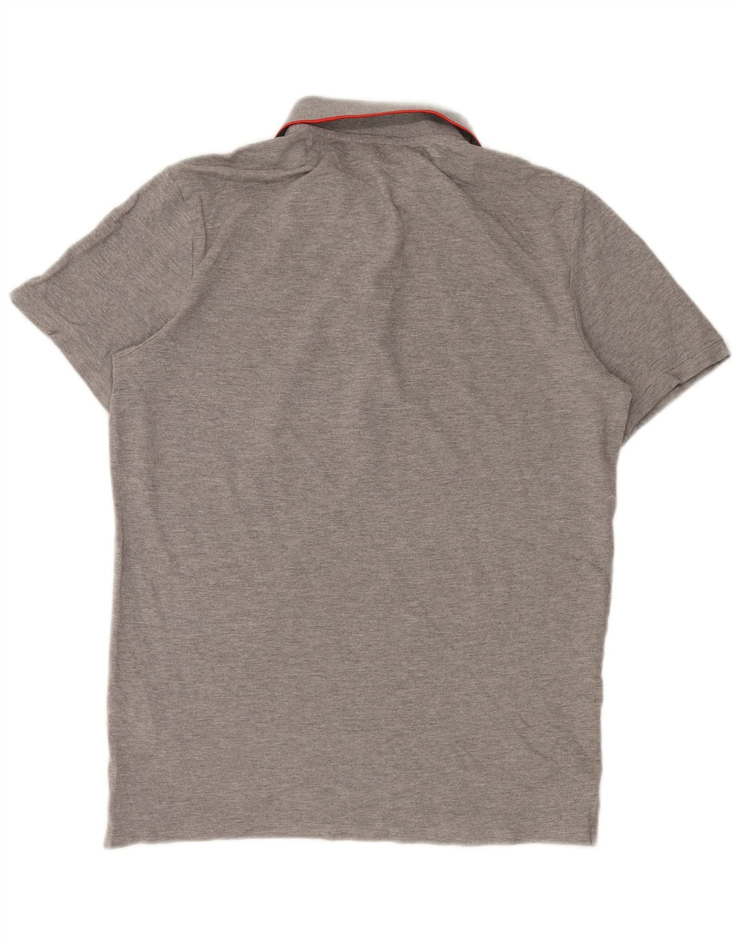 Camisa polo masculina JACK & JONES grande algodão cinza