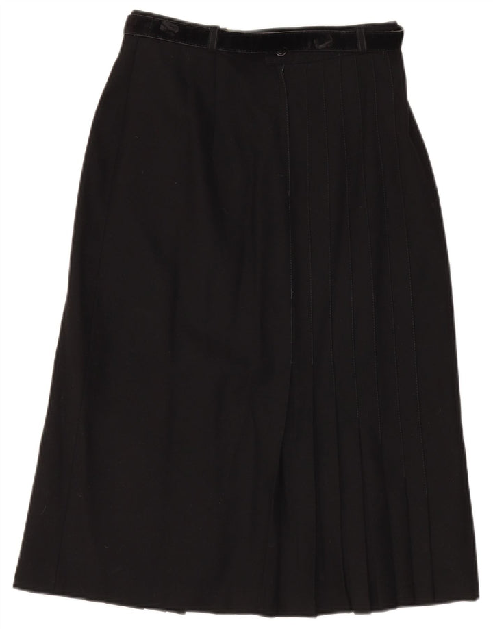 Saia vintage feminina linha A W28 médio preto