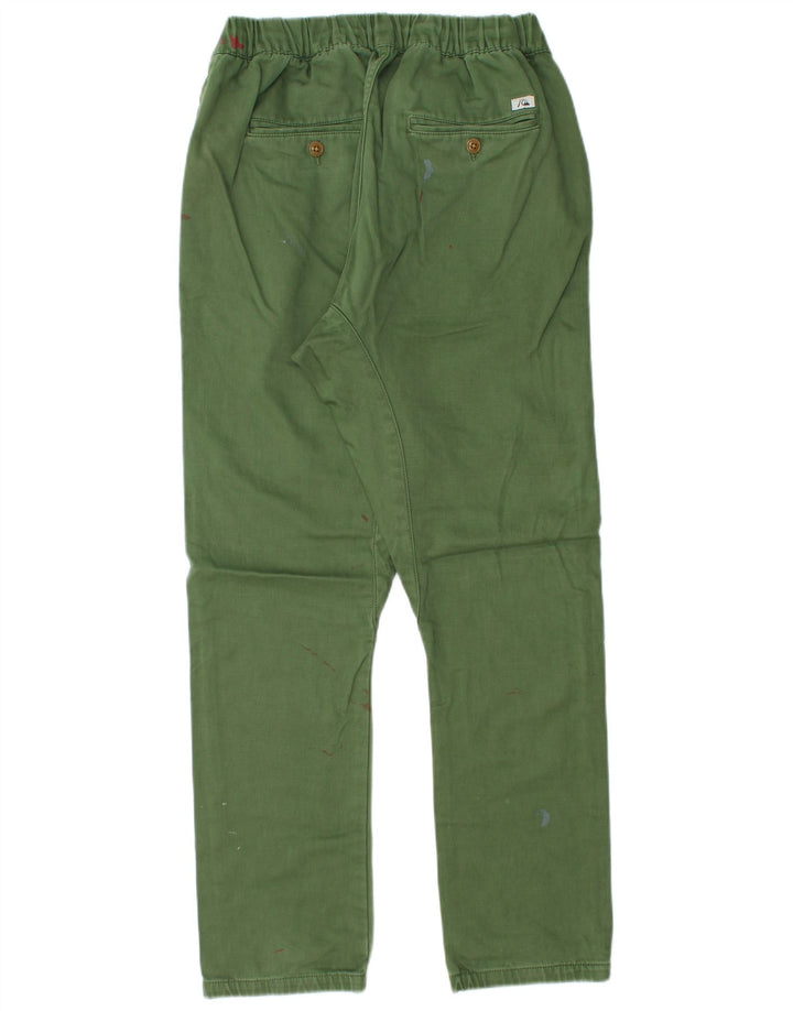 Calça Quiksilver Masculina Straight Chino Médio W30 L30 Poliéster Verde
