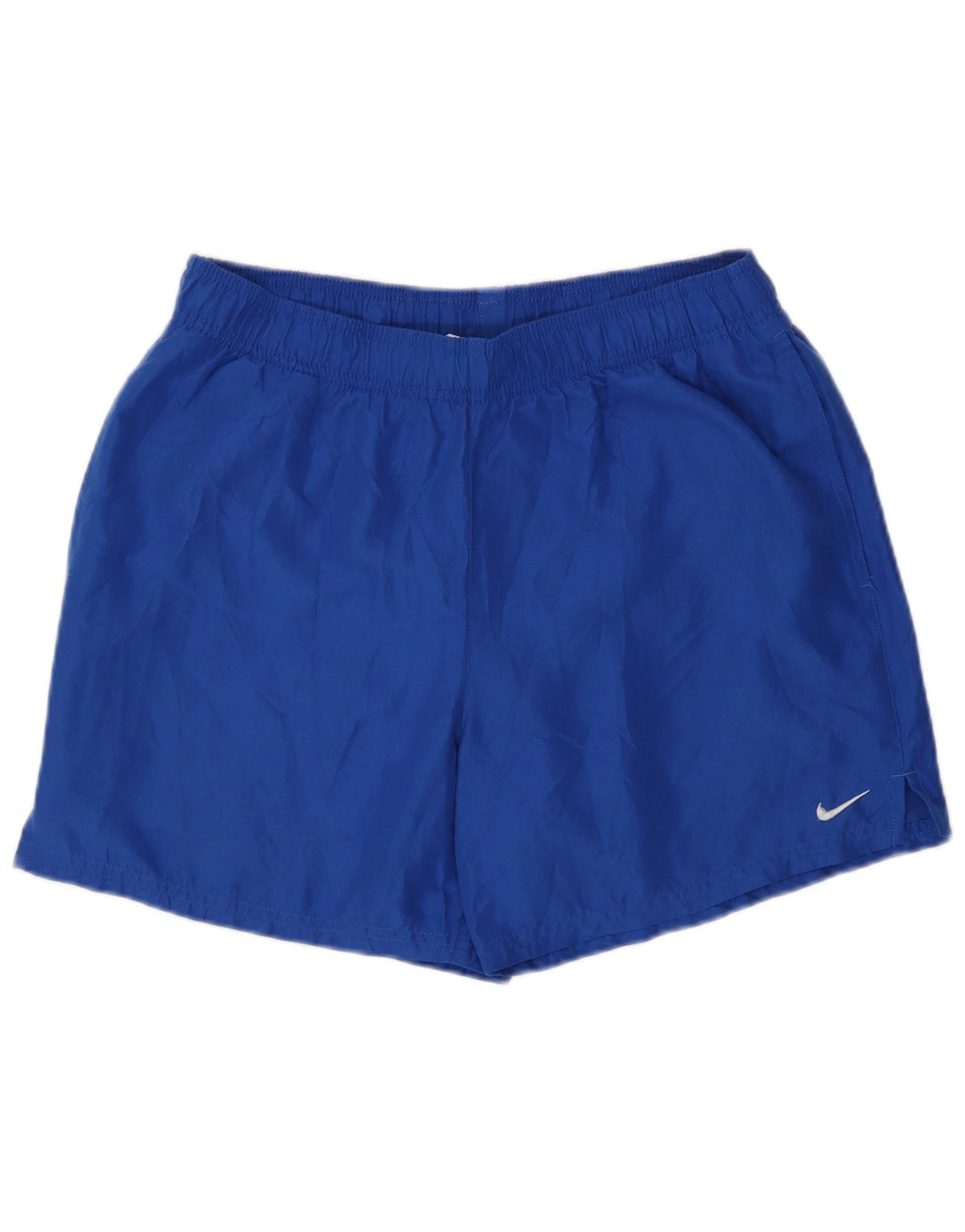 Shorts esportivos masculinos Nike médio azul poliéster esportivo