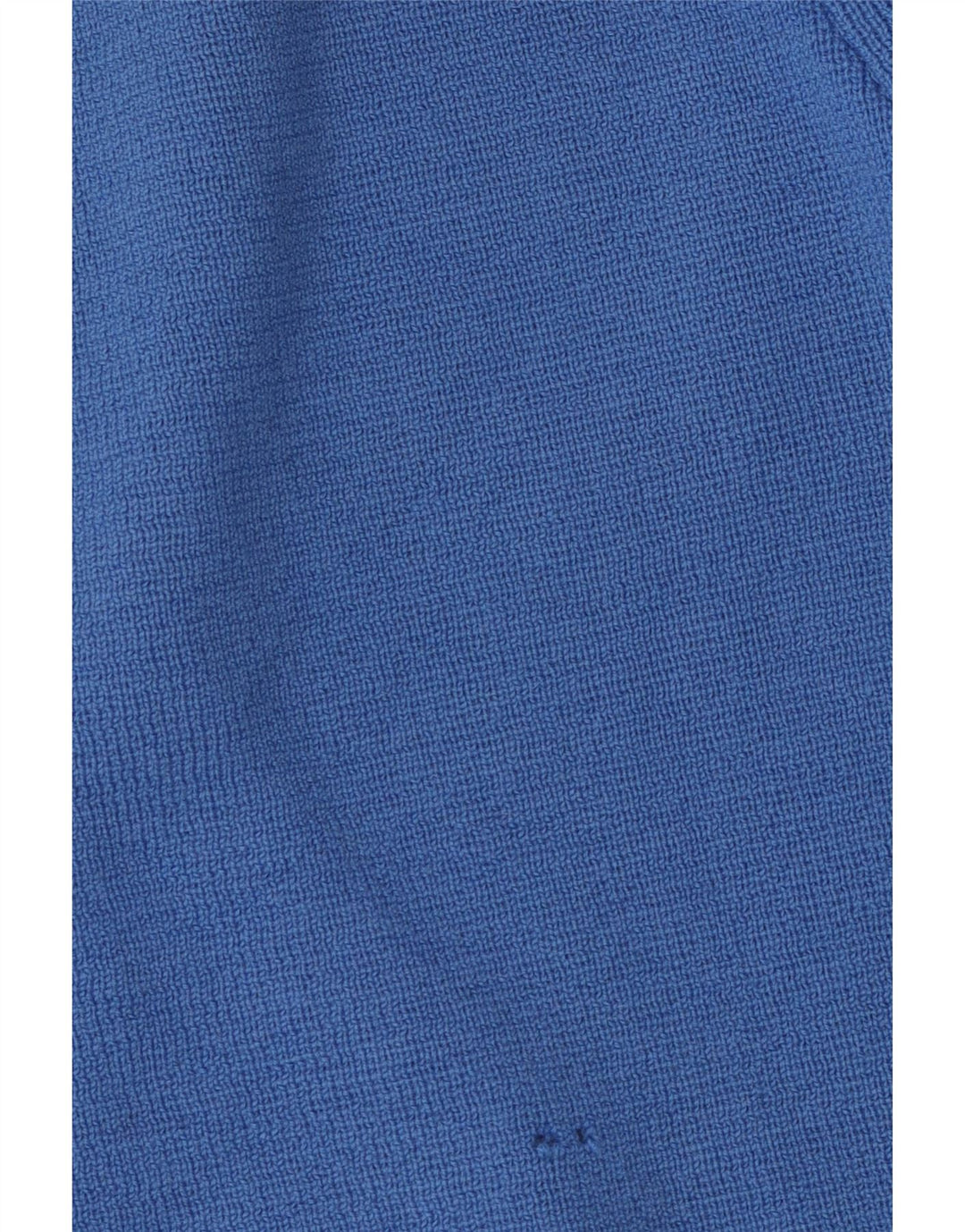 Suéter cardigã feminino vintage com peito duplo Reino Unido 16 grande azul