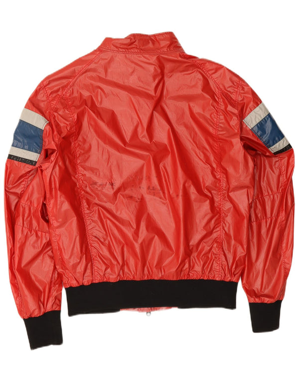 Jaqueta de chuva feminina Refrigiwear UK 18 XL vermelho colorblock