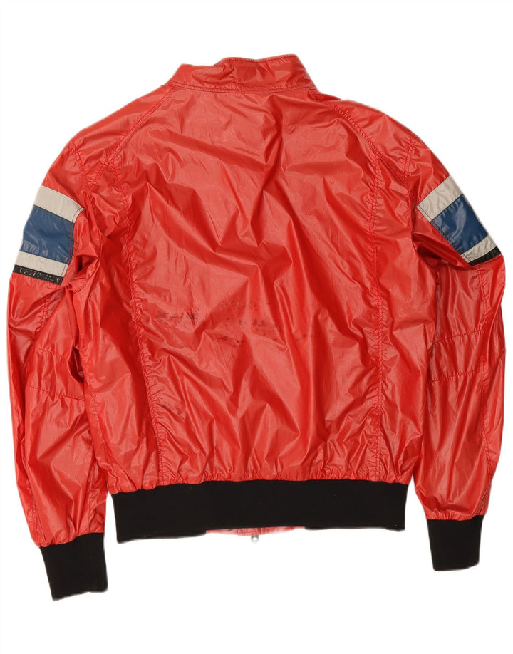 Jaqueta de chuva feminina Refrigiwear UK 18 XL vermelho colorblock