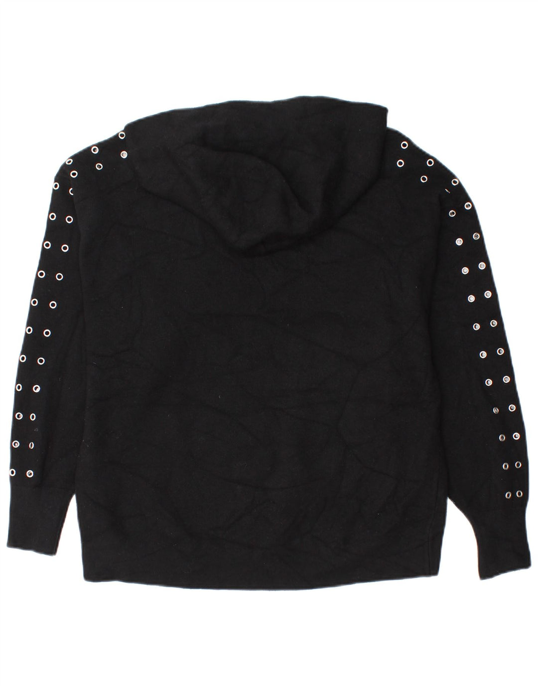 Zara suéter oversized feminino Reino Unido 10 pequeno preto viscose