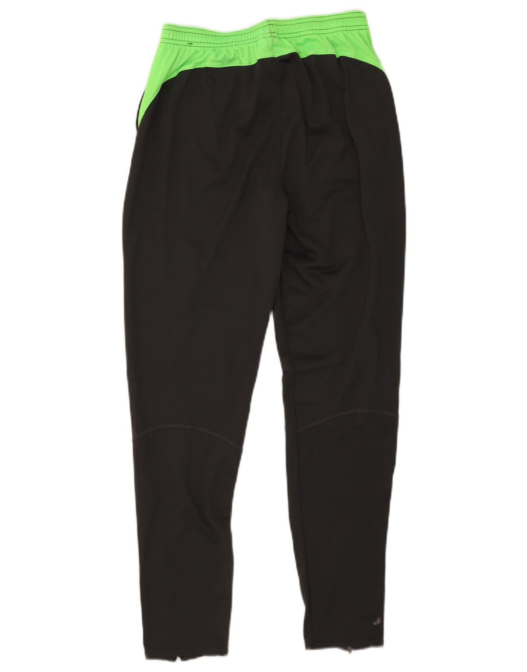 Calça de treino masculina Nike Dri Fit pequena cinza colorblock poliéster