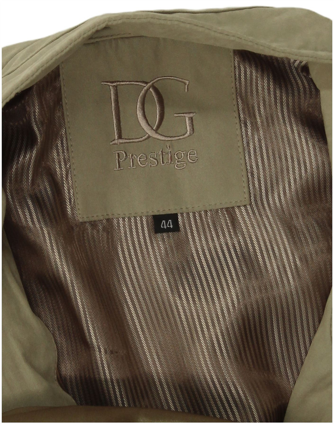 Jaqueta corta-vento masculina Prestige UK 44 2XL poliéster cáqui