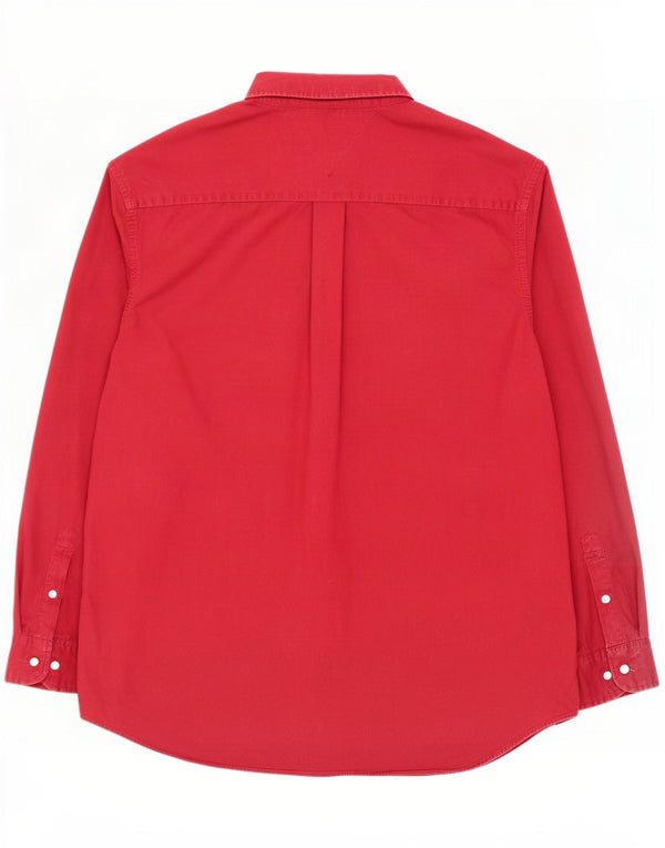 Tommy Hilfiger Mens Classic Fit Shirt 2XL Red Cotton