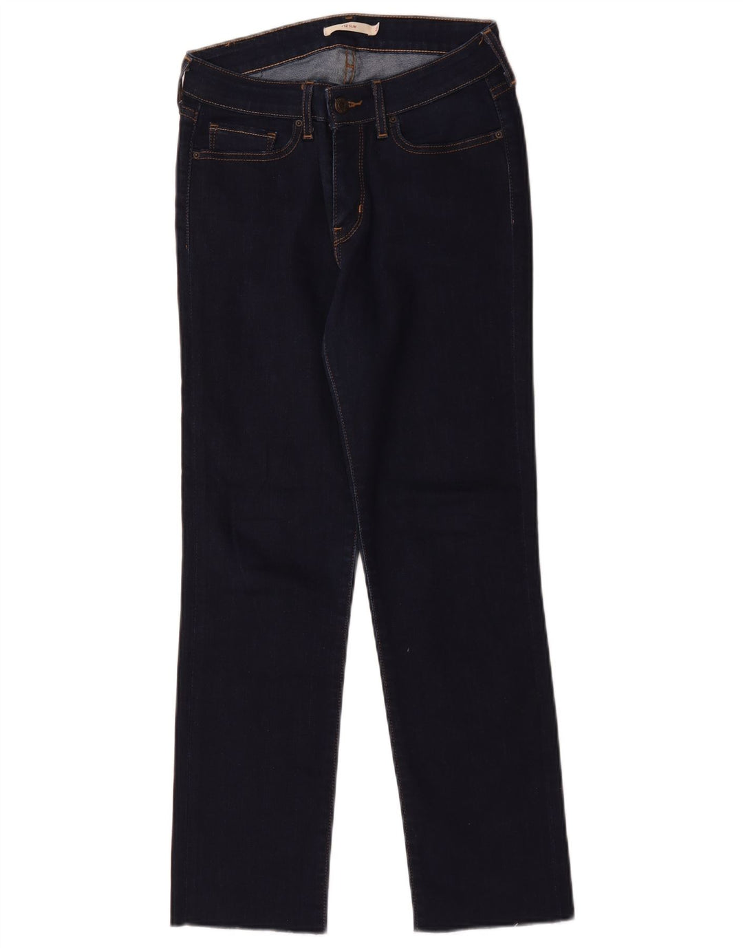 Calça jeans feminina Levi's 712 Slim W29 L26 azul marinho algodão