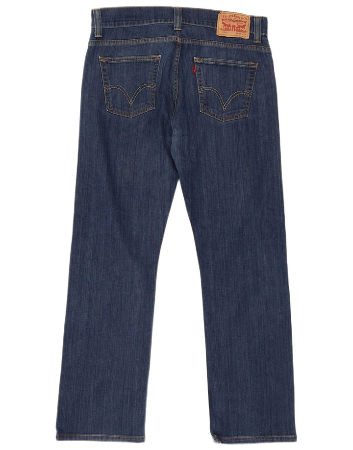 Levi's Masculino 506 Straight Jeans W34 L34 Azul Algodão