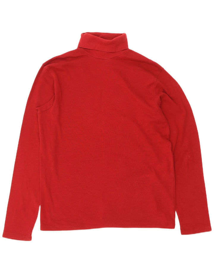 Suéter masculino Gap com gola redonda e algodão vermelho grande