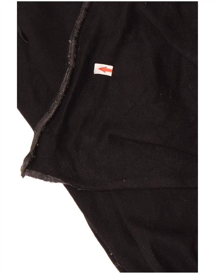 Suéter cardigã feminino grande da Zara Reino Unido 14 viscose preta média