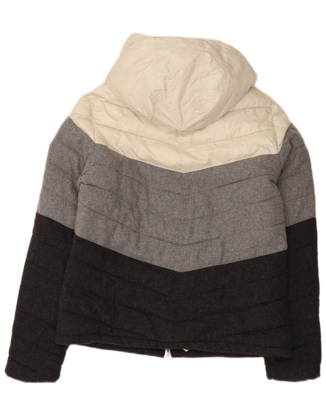 Jaqueta acolchoada com capuz feminina Superdry UK 18 XL Multicolorido Colourblock
