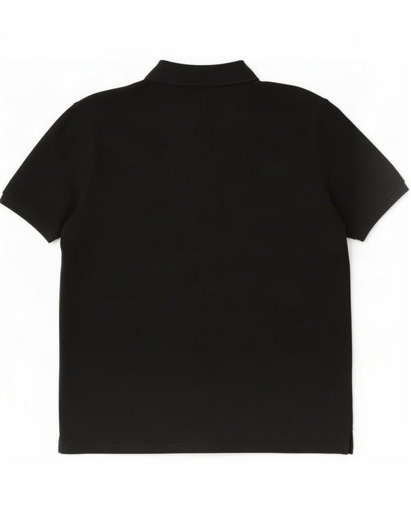 Camisa polo masculina Gant grande algodão preto
