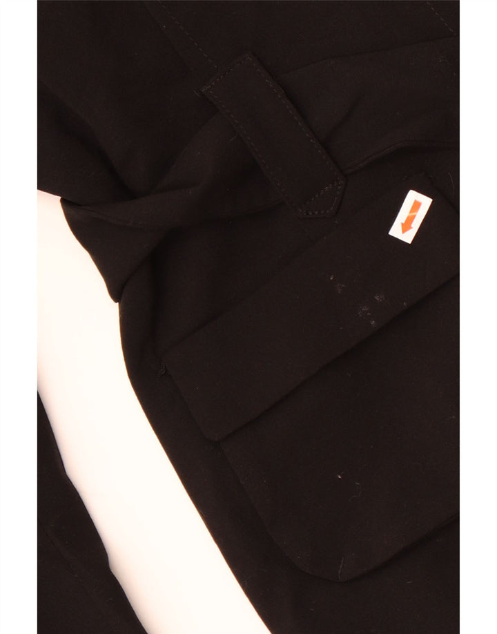 Jaqueta Blazer Feminina Calvin Klein EUA 10 Grande Poliéster Preto