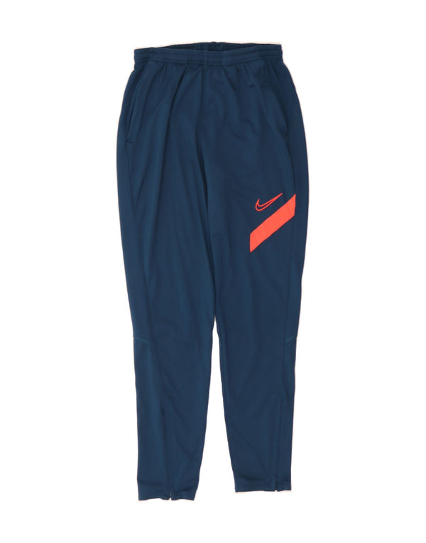 Calça de treino masculina NIKE pequena azul poliéster