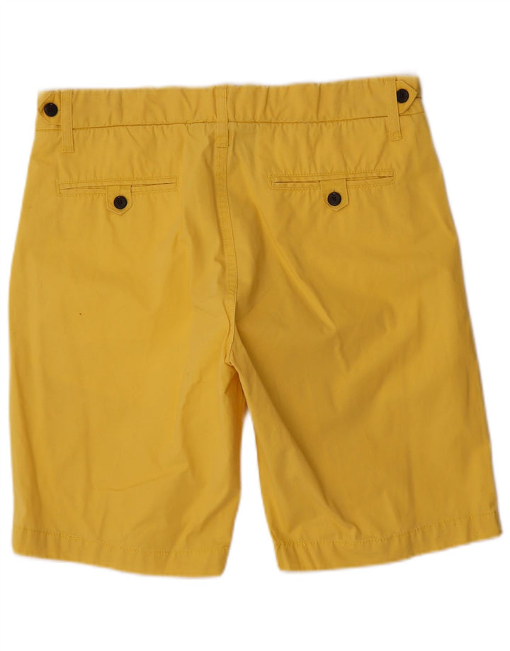 Shorts Chino Masculino Vintage Grande W34 Algodão Amarelo