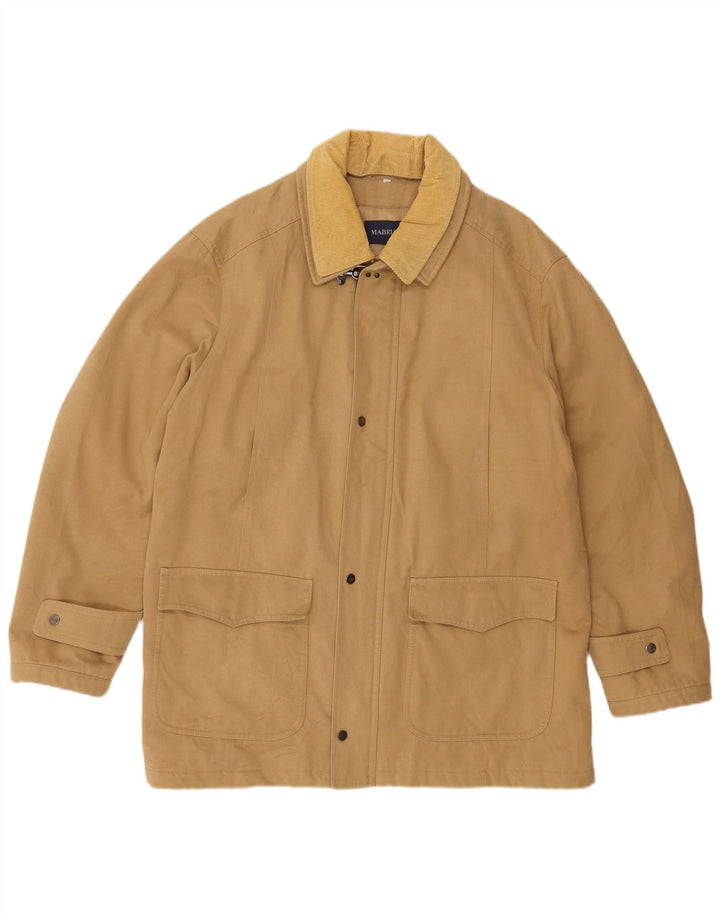 Jaqueta corta-vento masculina Mabrun IT 52 XL algodão bege
