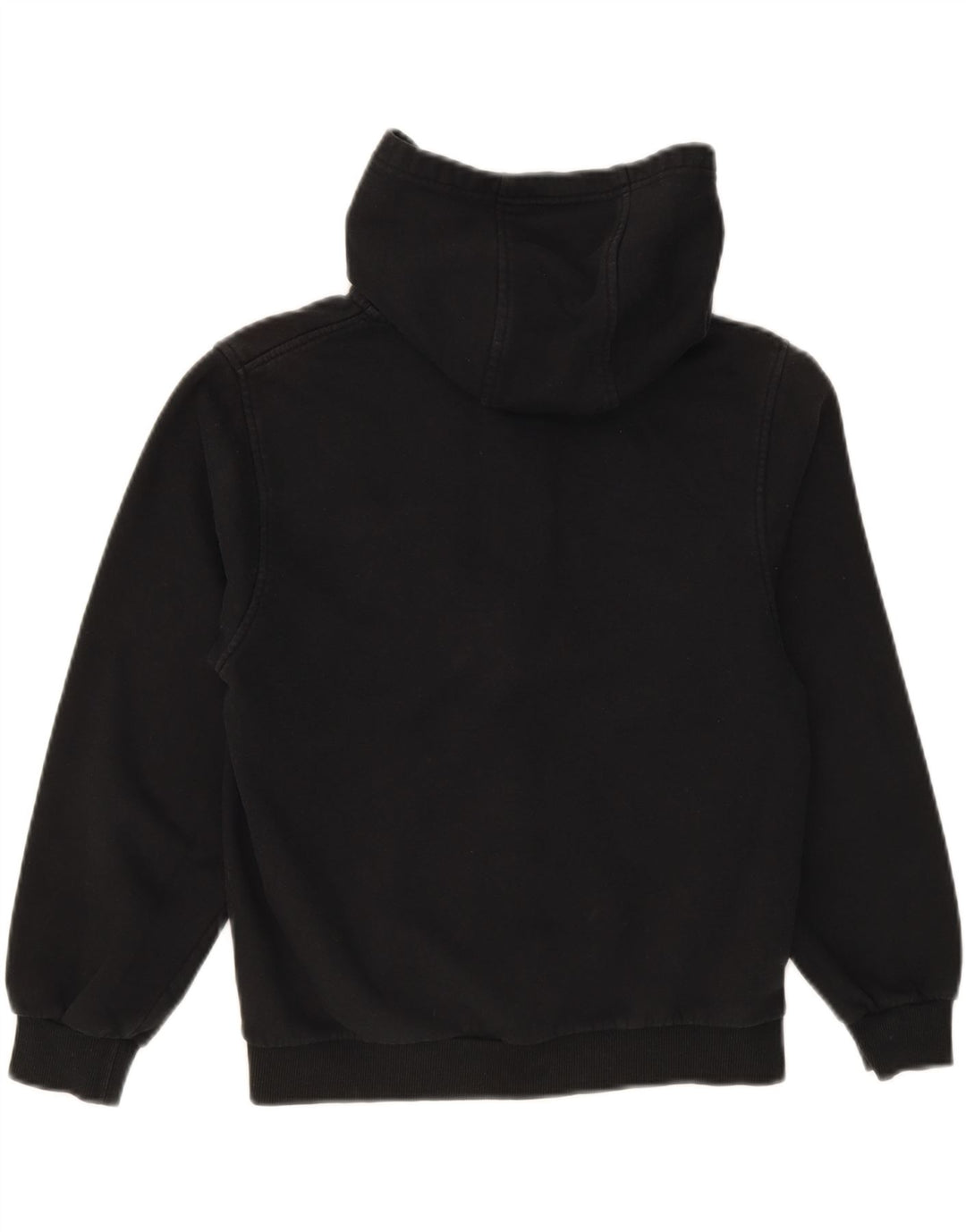 NIKE Boys Zip Hoodie Sweater 12-13 Years Large Black Cotton Vintage Nike and Second-Hand Nike from Messina Hembry 