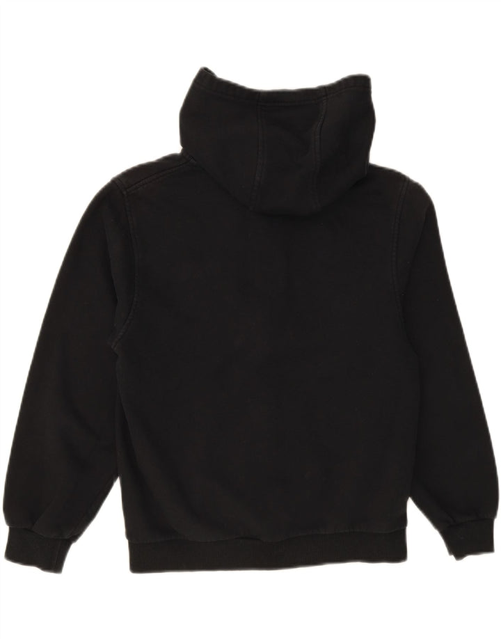 NIKE Boys Zip Hoodie Sweater 12-13 Years Large Black Cotton Vintage Nike and Second-Hand Nike from Messina Hembry 