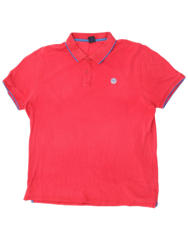 Camisa polo masculina North Sails 2XL algodão rosa